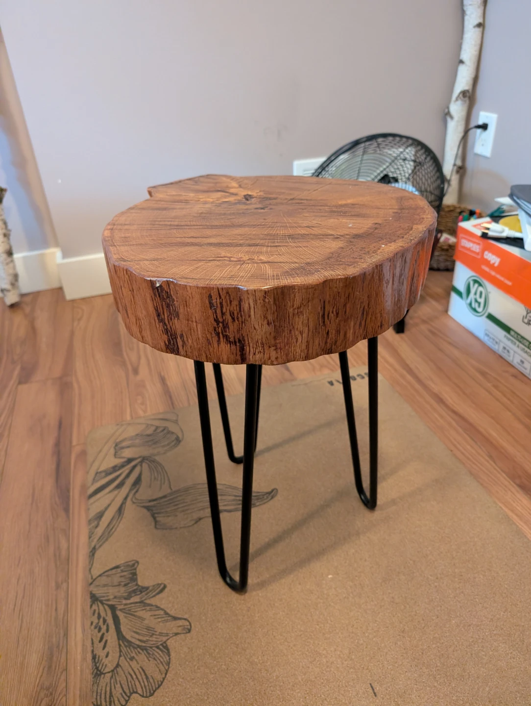Solid Wood Side Table - photo 4