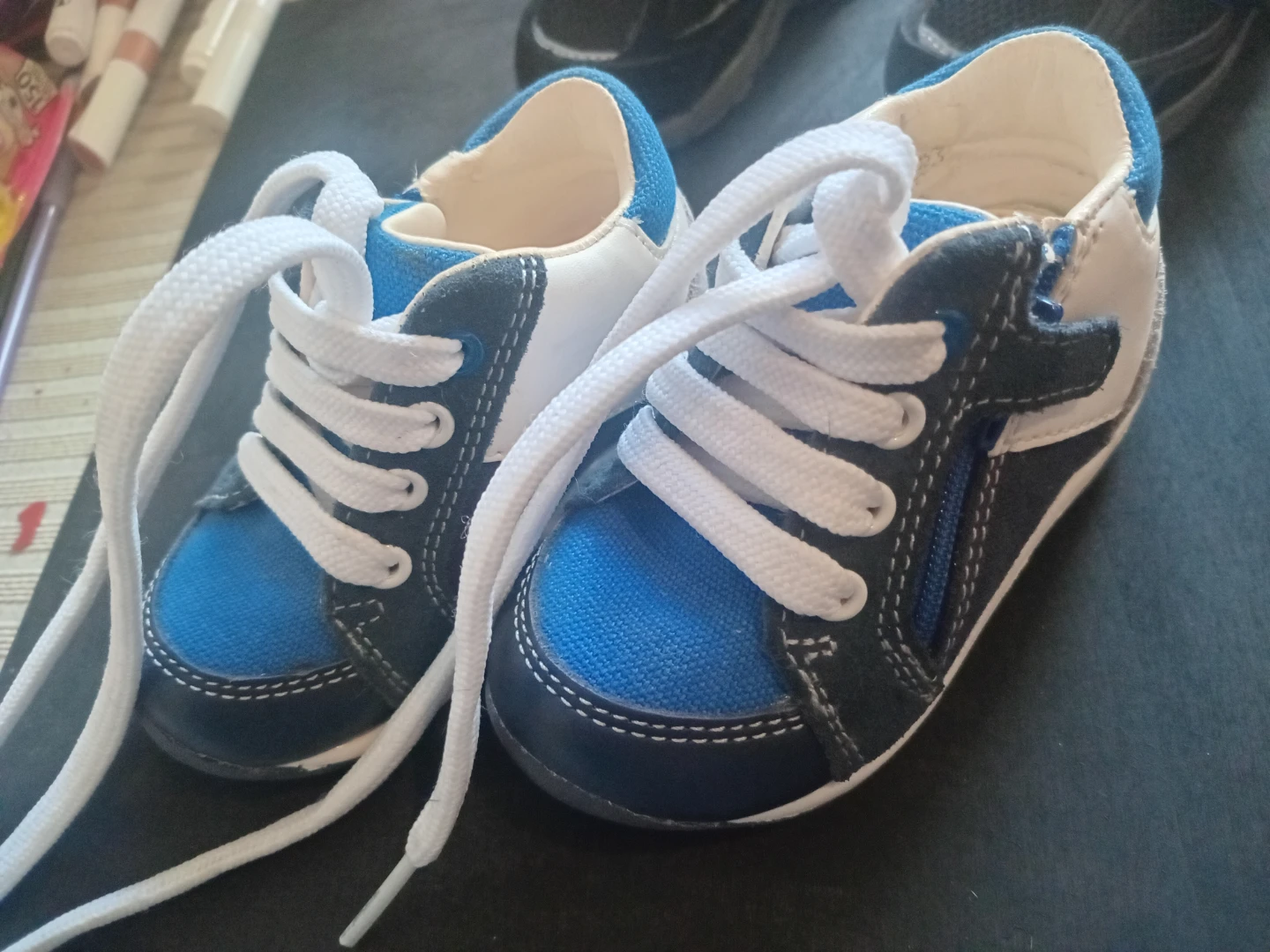 GEOX Baby Blue & Grey Sneakers - photo 3