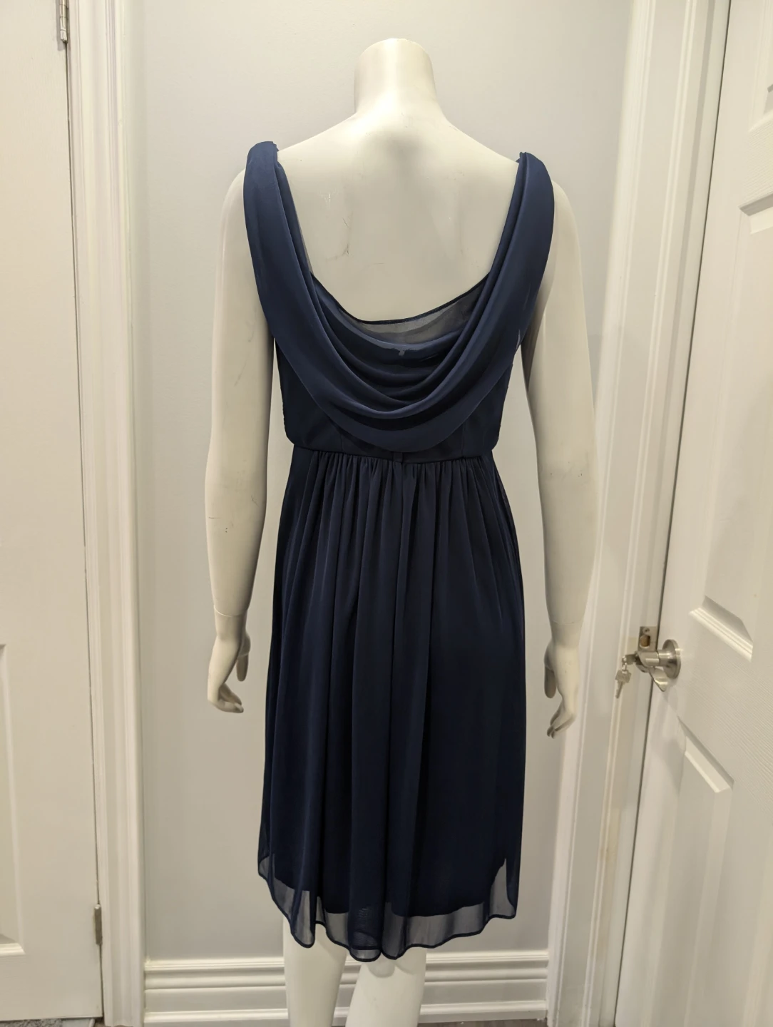 EUC - David's Navy Blue Bridal Dress - photo 4