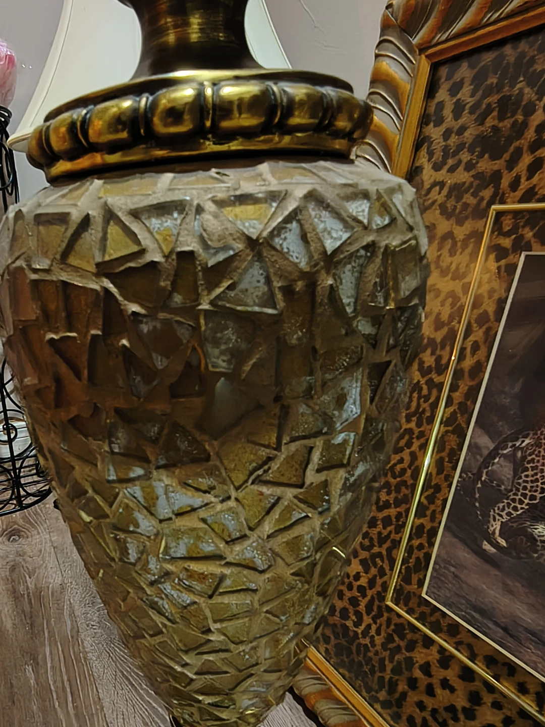 Mosaic Glass Table Lamp - photo 2