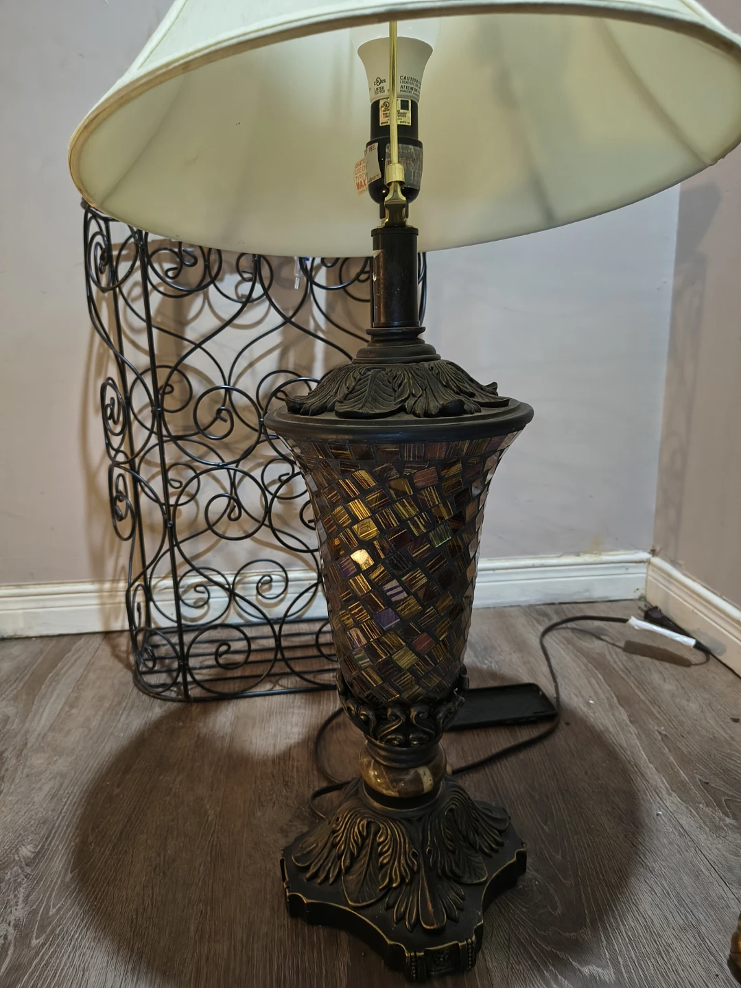 Mosaic Glass Table Lamp - photo 4
