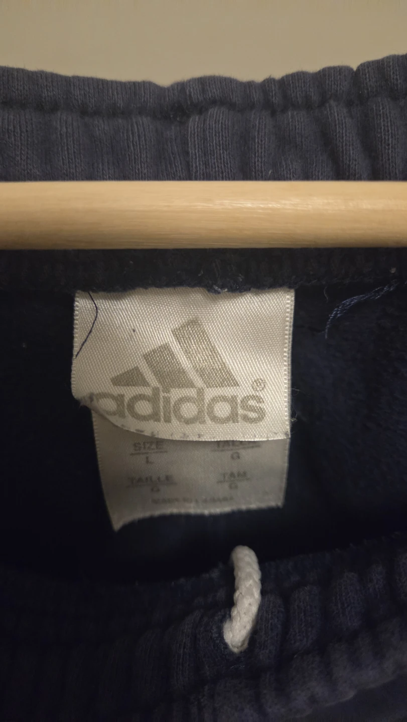 Adidas Navy Blue Sweatpants Size L - photo 3