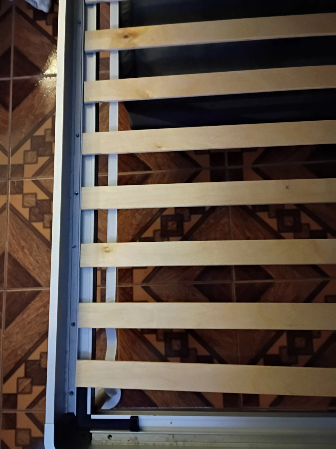 Bed Frame with Wooden Slats