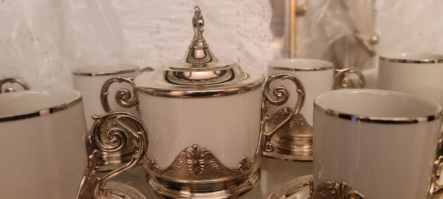 Antique Italian Cappuccino/ Espresso Cup Set - photo 3