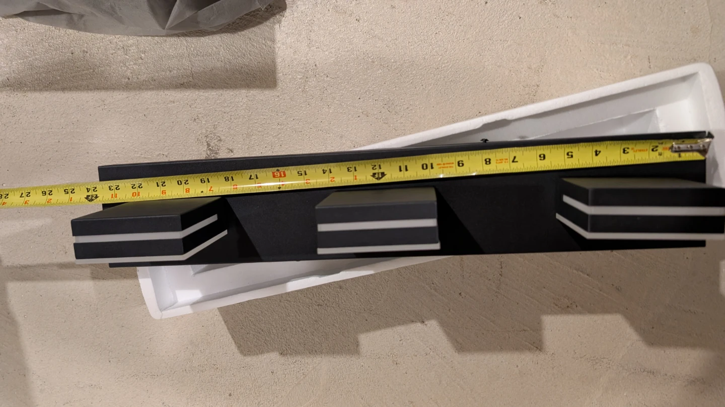 Black 3-Light Vanity Light Fixture - photo 4