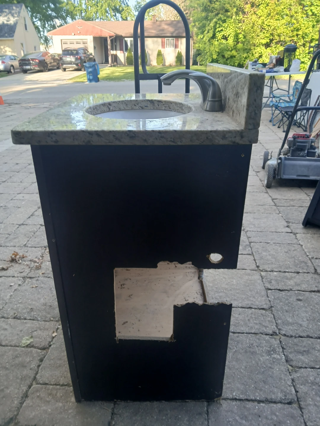 Bathroom Vanity with Granite Top and Sink - photo 3