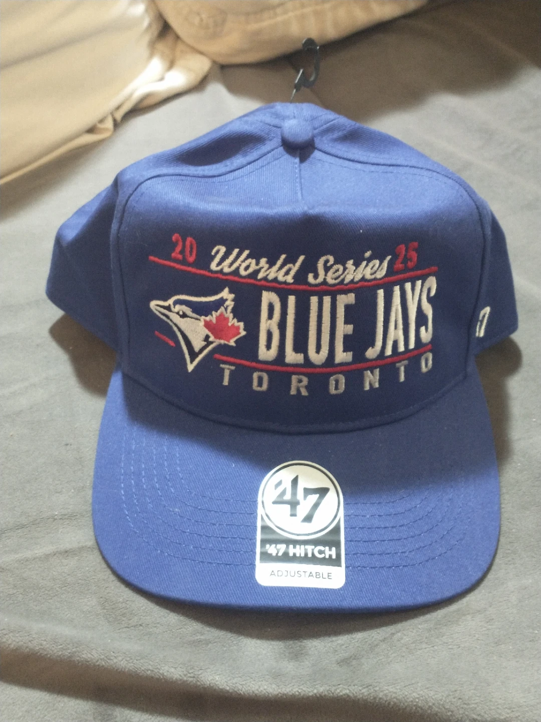 Nice, rare 2025 World Series Blue Jays 47 Hitch adjustable cap