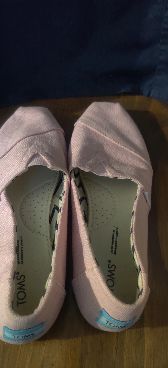 Pink TOMS Shoes