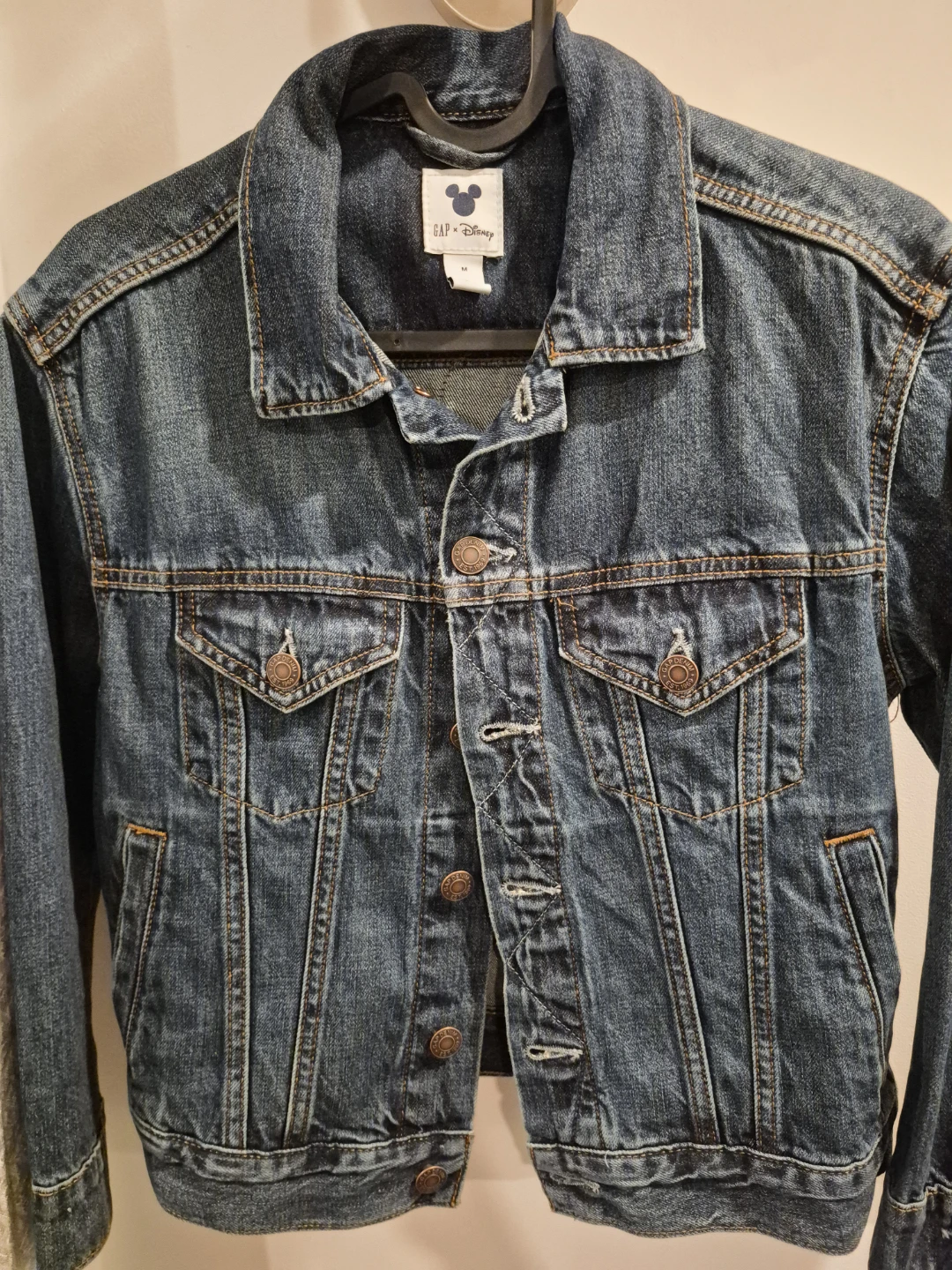 GAP x Disney Mickey Mouse Denim Jacket - Size M (8-9) - photo 2