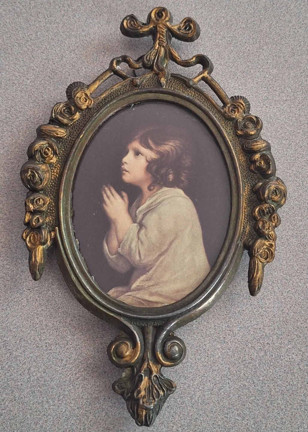 Vintage Italy Ornate Oval Wall Picture Frames Set of 2 - photo 4