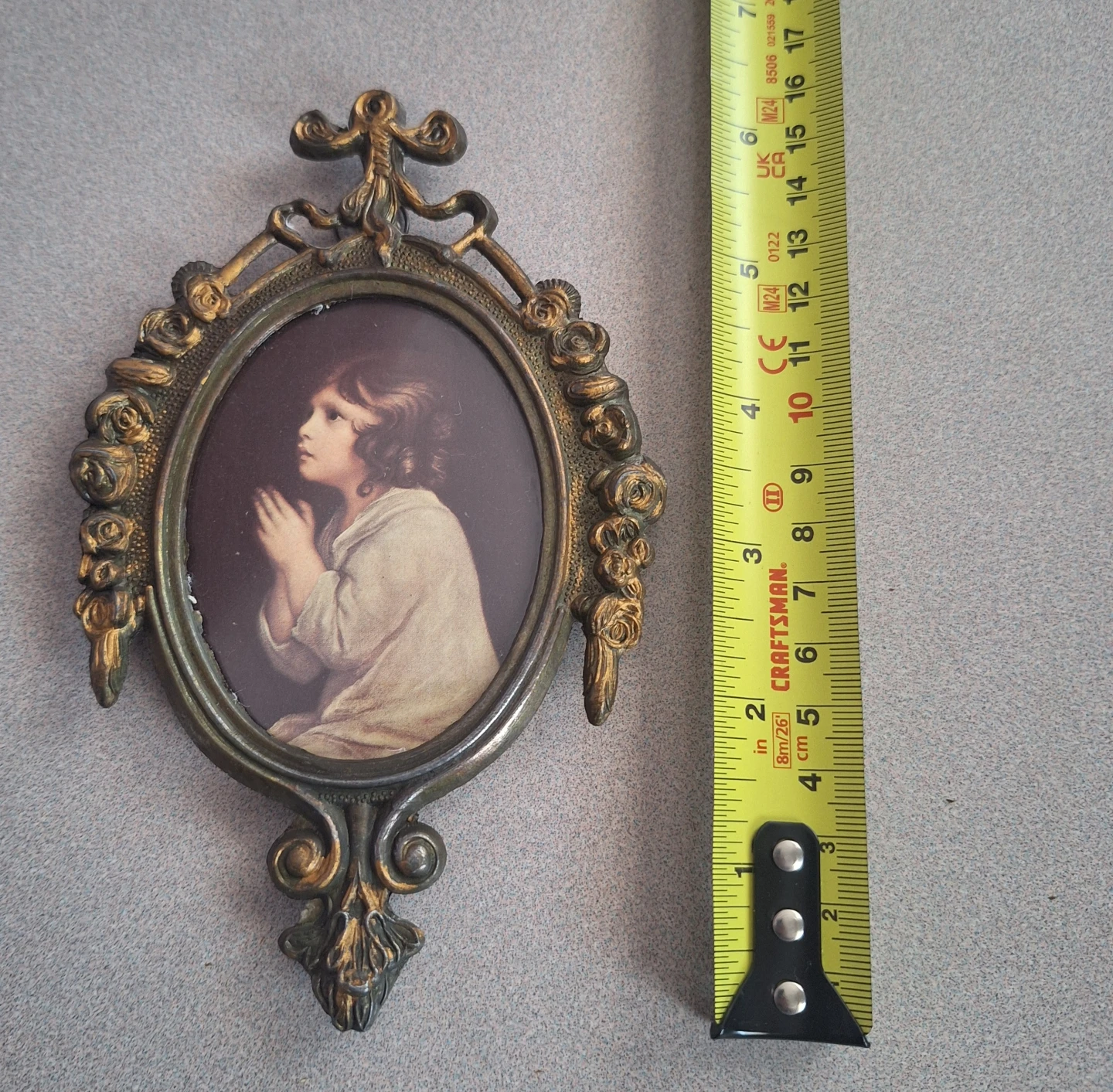 Vintage Italy Ornate Oval Wall Picture Frames Set of 2 - photo 5