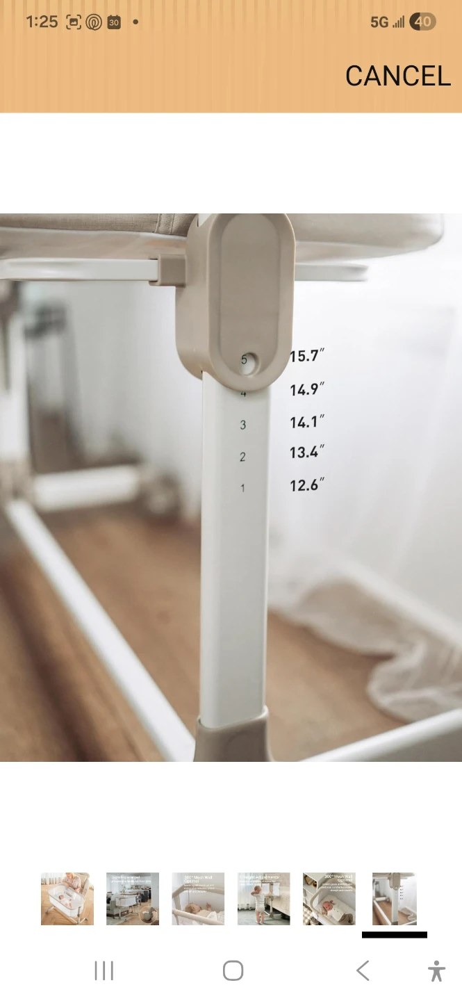 Adjustable Baby Bassinet - photo 3