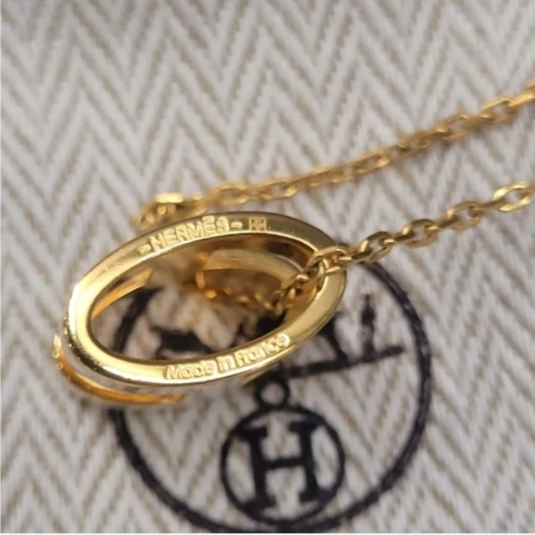 Authentic HERMES H necklace - photo 2
