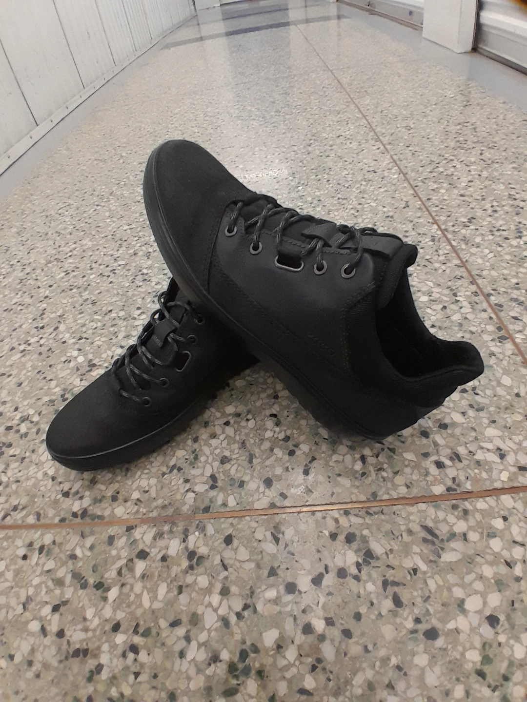 ECCO Black Sneakers Elite Men's Size 10.5 - photo 4
