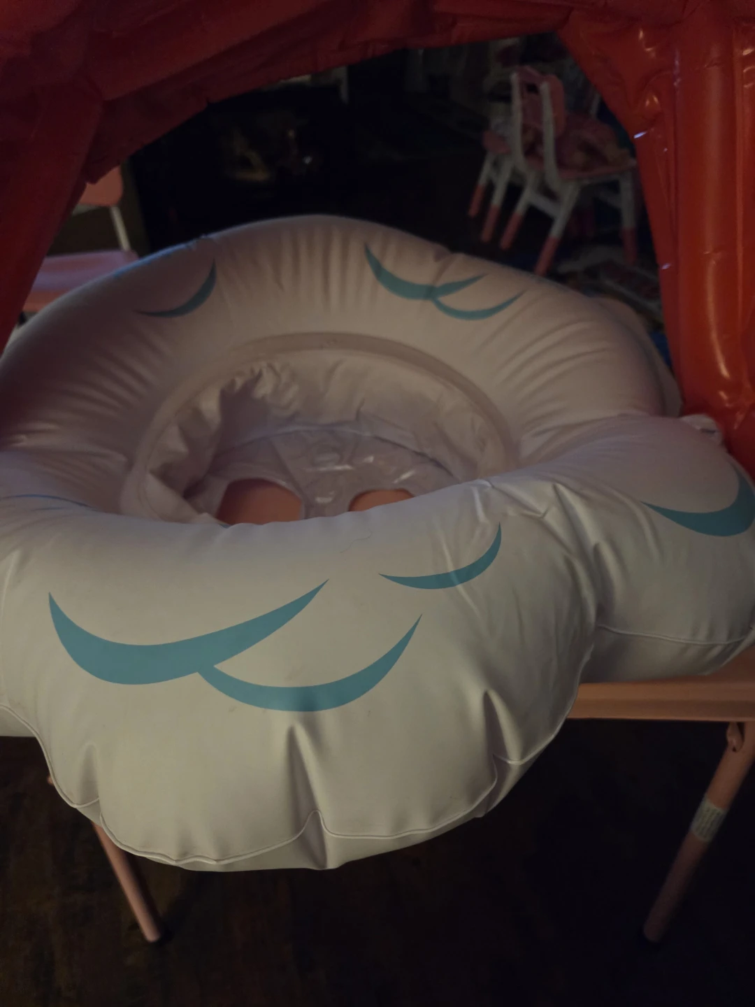 SwimSchool Rainbow Baby Inflatable Float - photo 3