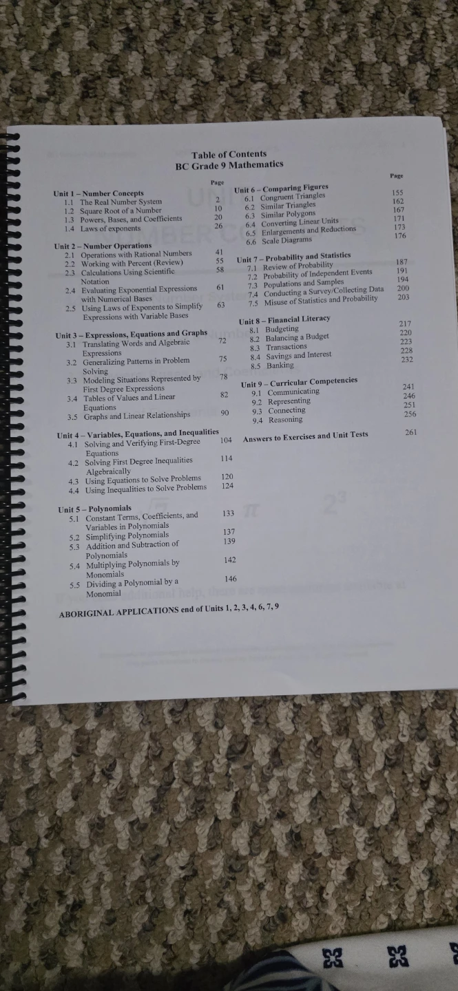 Grade 9 and 10 Mathematics Foundations & Pre-Calculus Textbook - photo 2