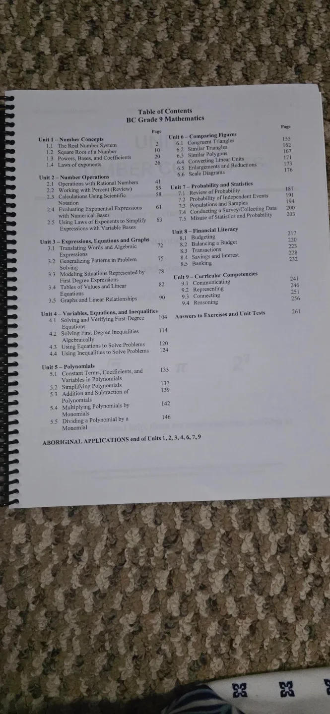 Grade 9 and 10 Mathematics Foundations & Pre-Calculus Textbook - photo 2