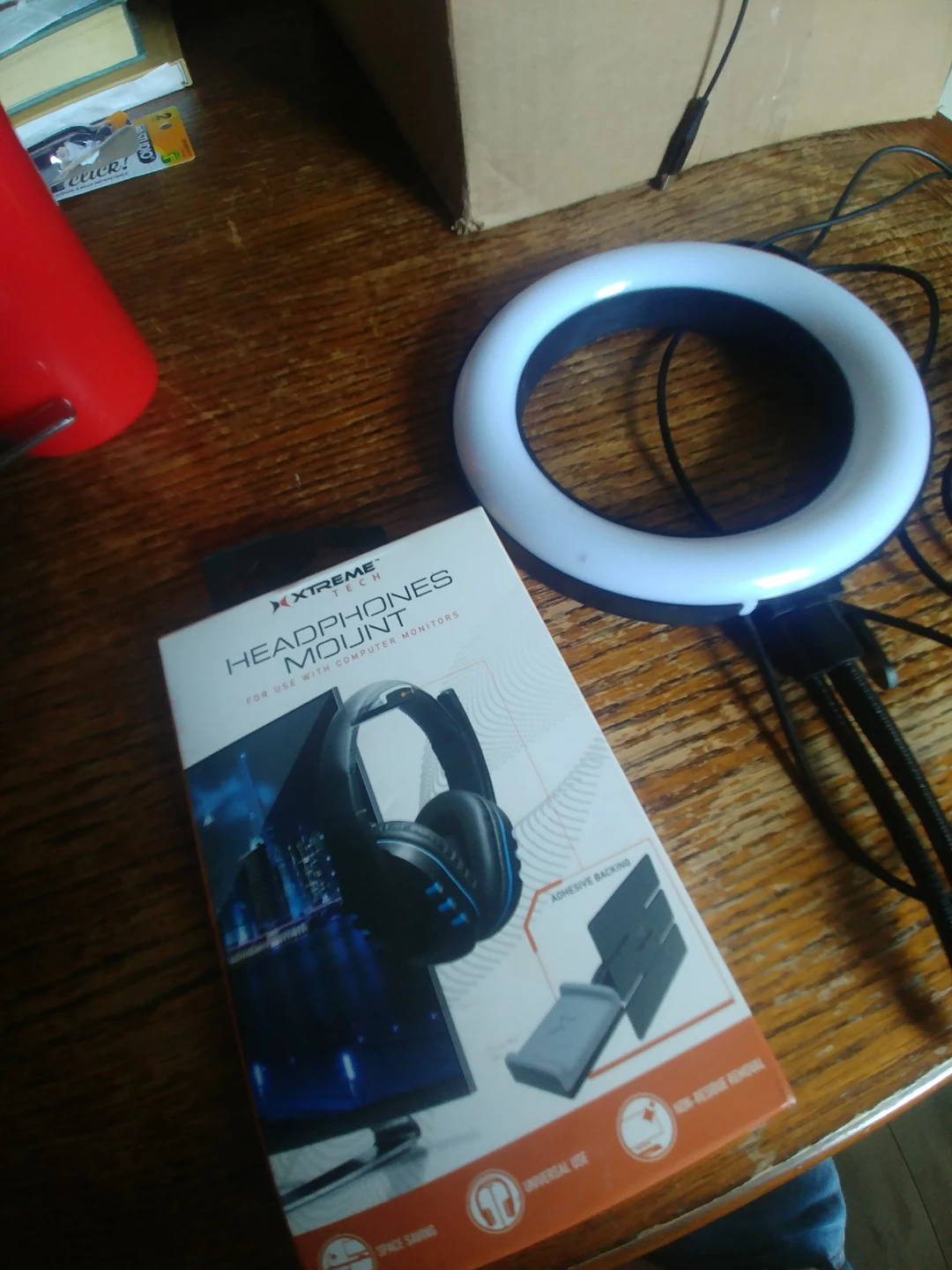 LED lamp light and new Headphones mount - photo 2
