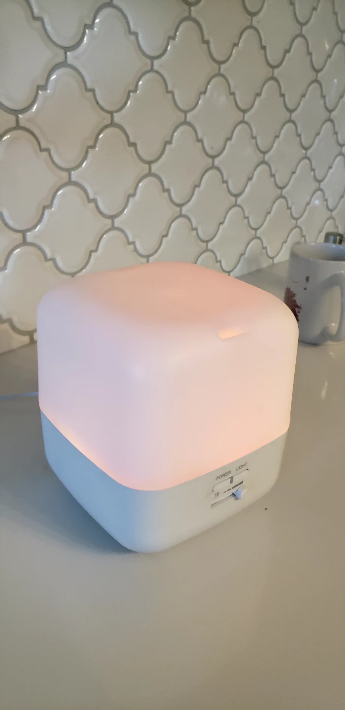 White Aroma Diffuser with Light - photo 5
