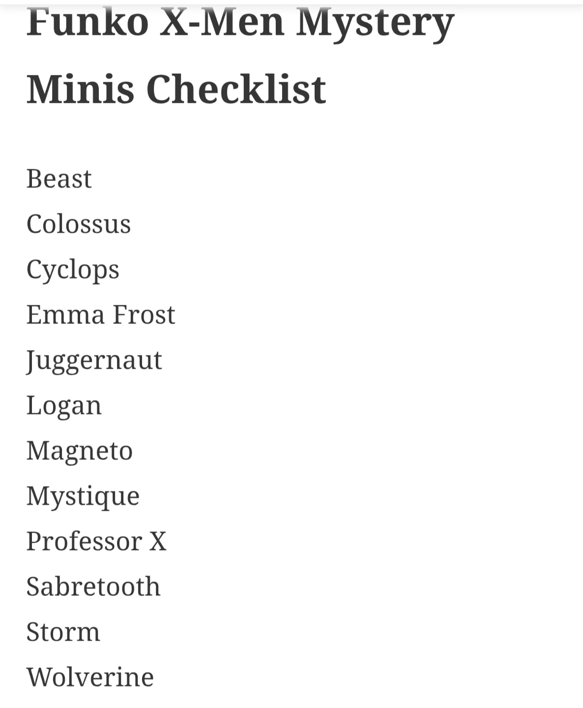 Funko X-Men Mystery Minis Vinyl Figure (Beast) - photo 2