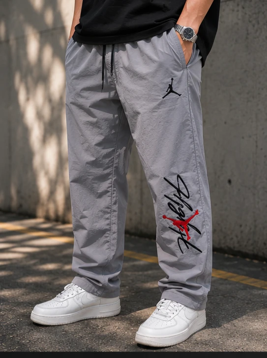 Jordan Grey Flight Pants - Size Large - photo 5