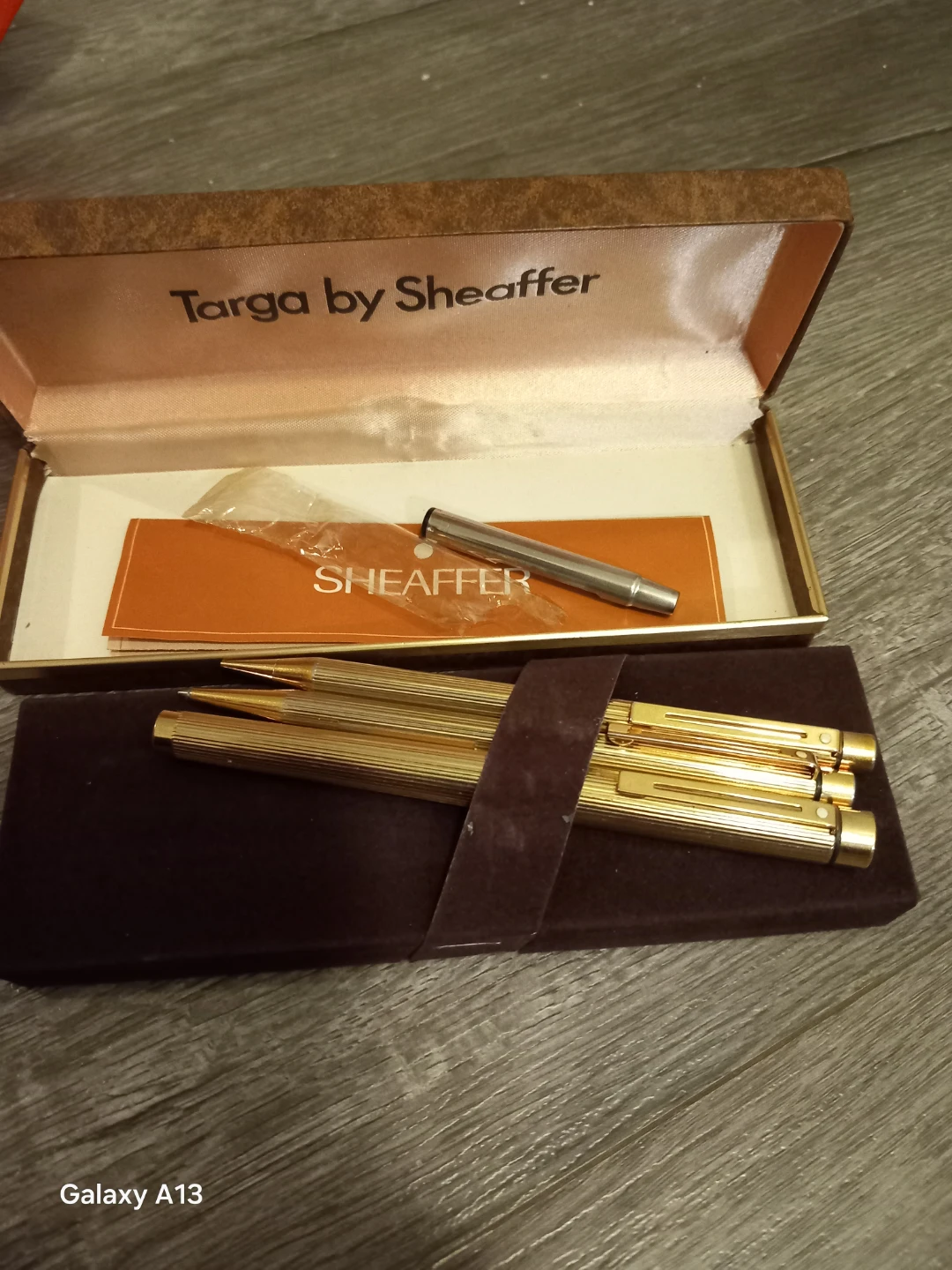Sheaffer Targa Fountain Pen and Ballpoint Pen Set