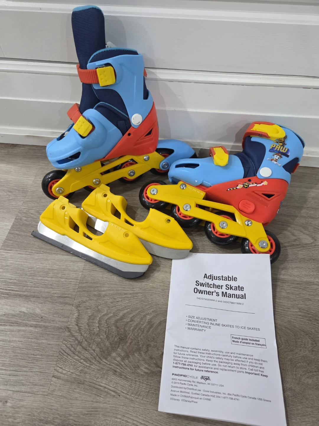 New Paw Patrol Adjustable Switcher Skates