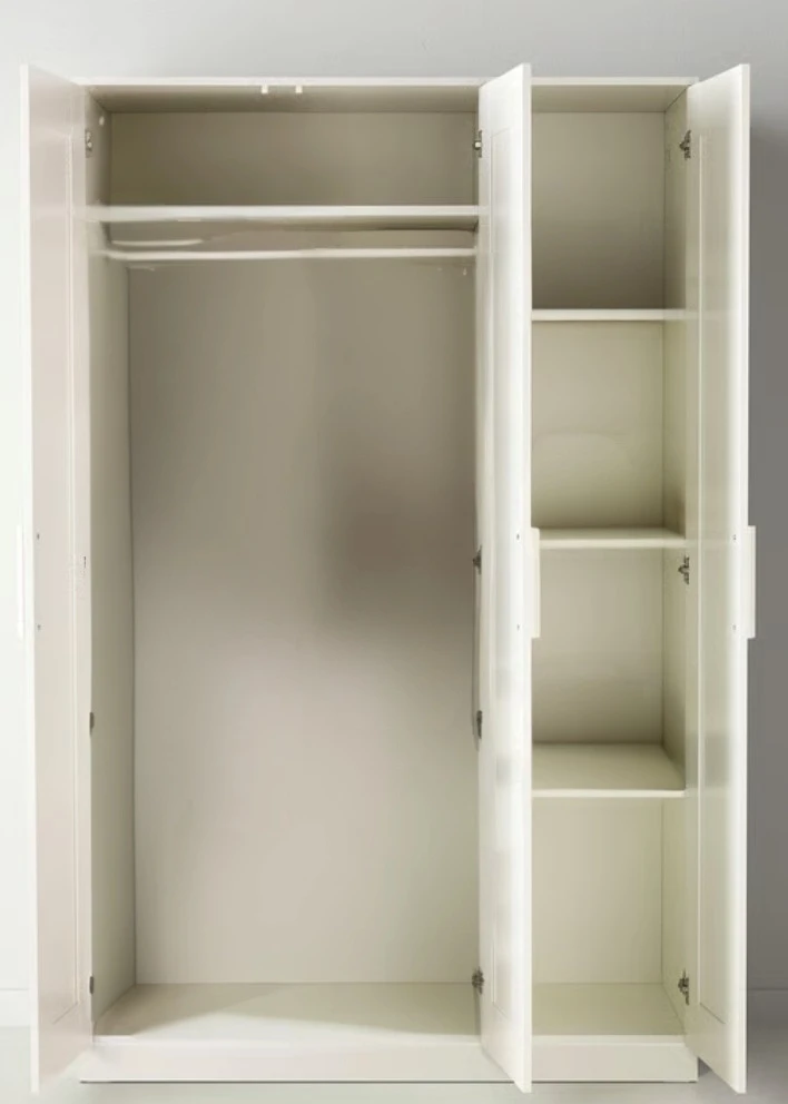 White 3-door wardrobe with mirror - $120 OBO - photo 4