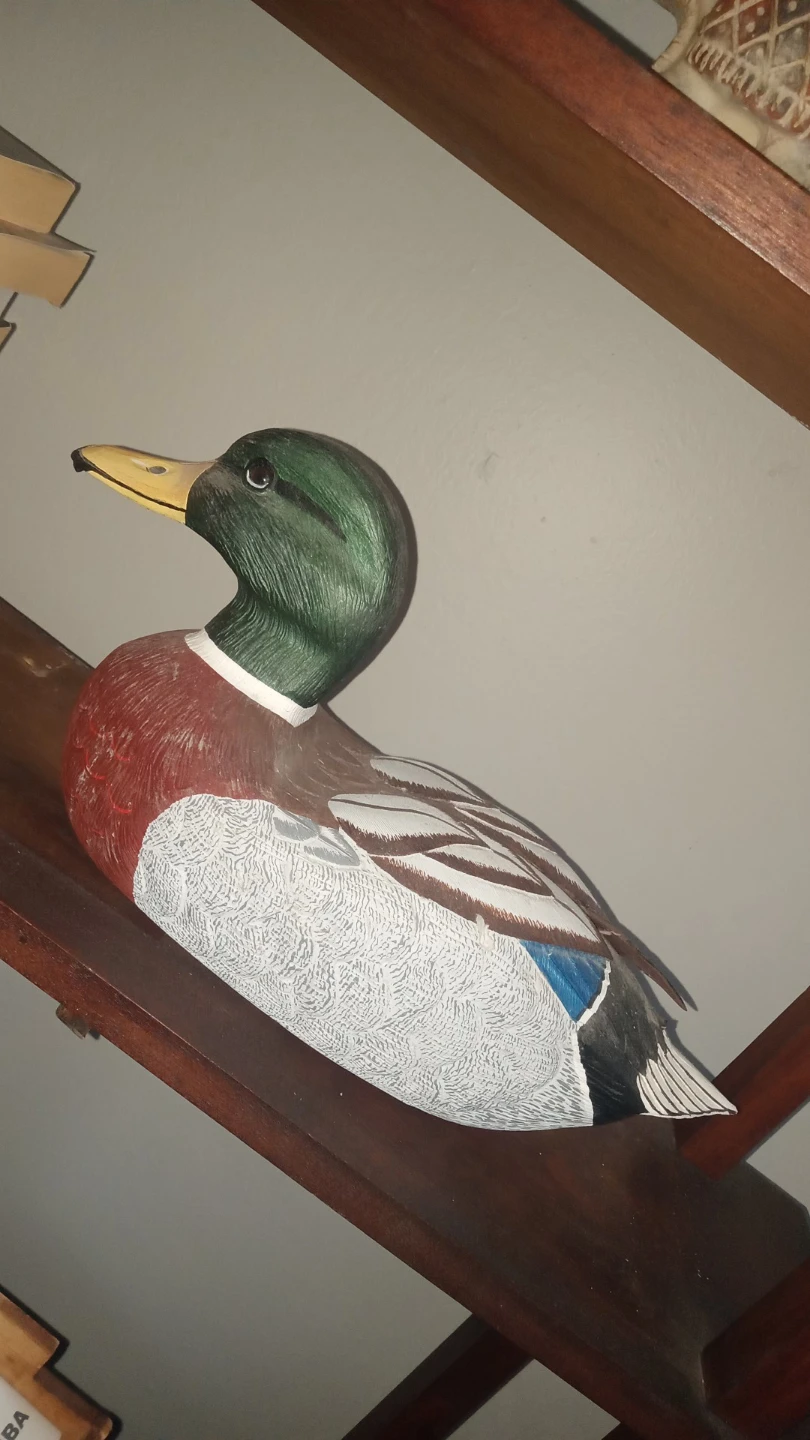 Stout 1996 Hand-Painted Duck Figurine