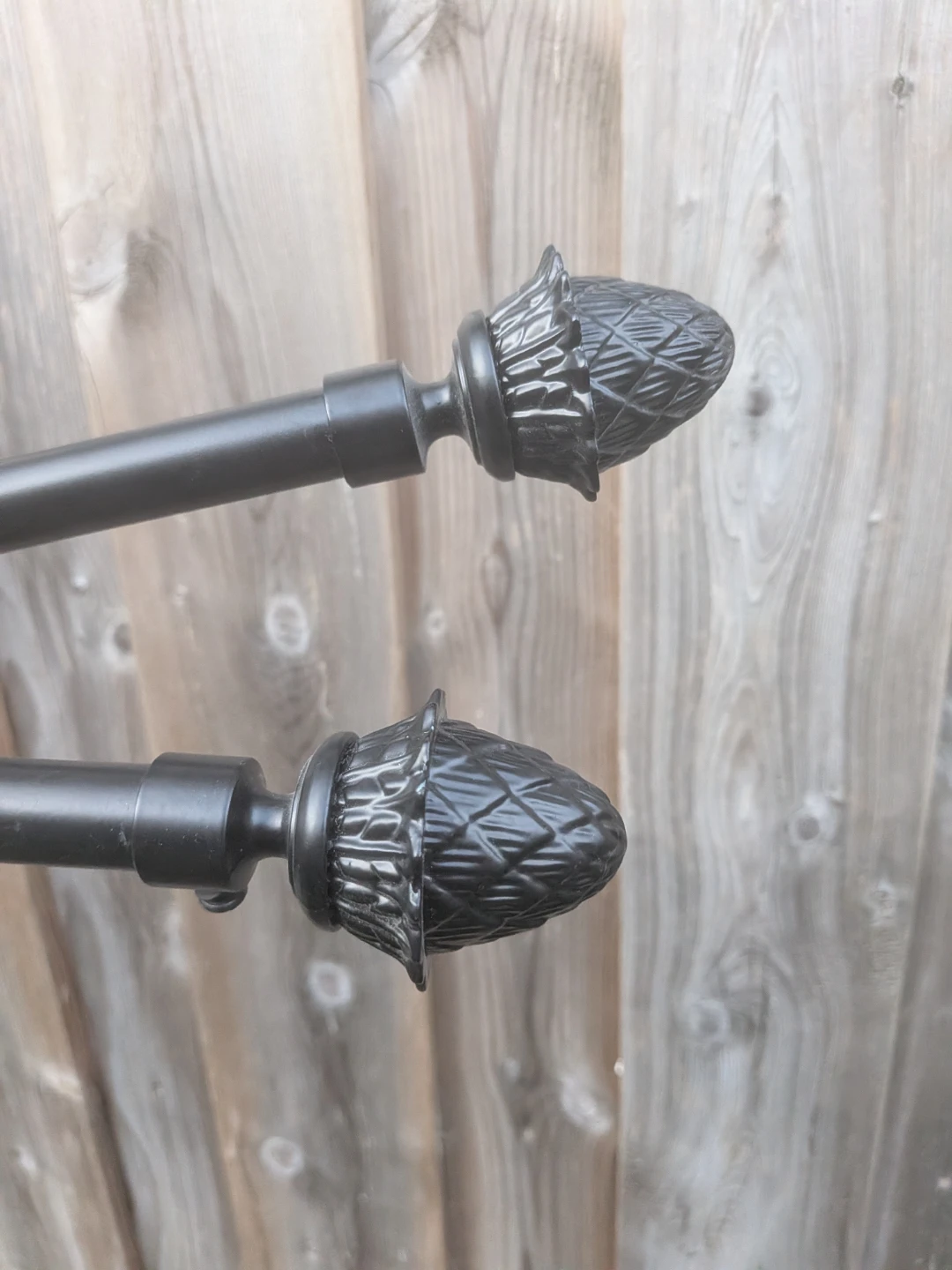 Black Decorative adjustable Curtain Rod - photo 4