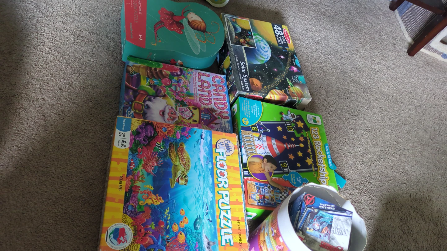 Bundle of 6 Puzzles for Kids