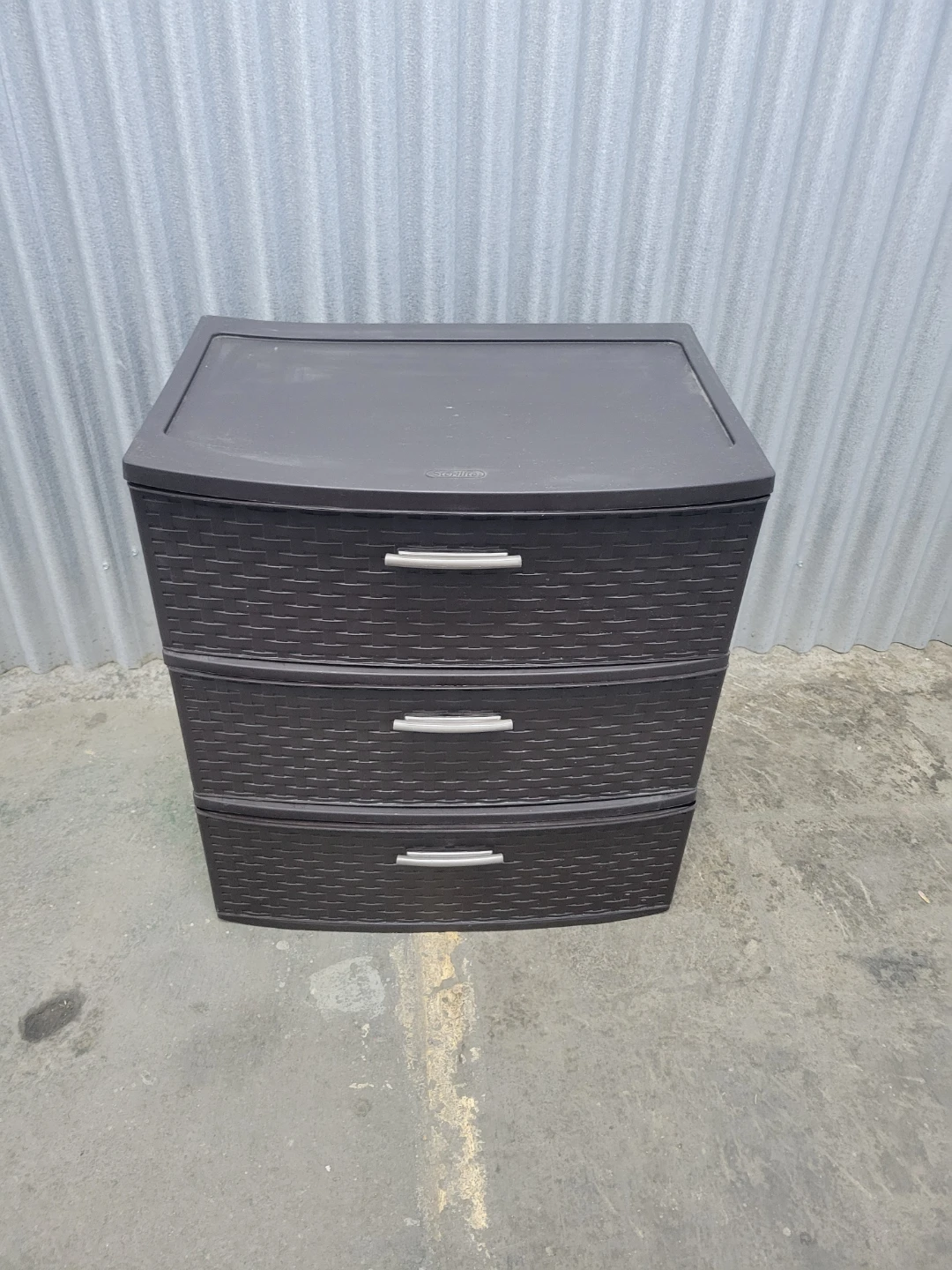 Sterilite 3 Drawer Plastic Unit