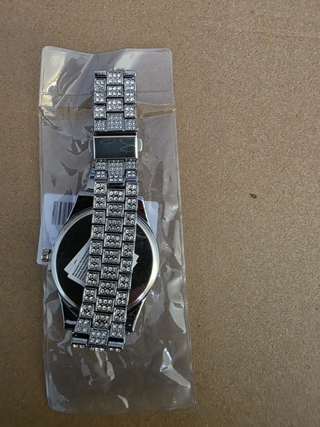 Rhinestone Watch with Red Face - photo 2