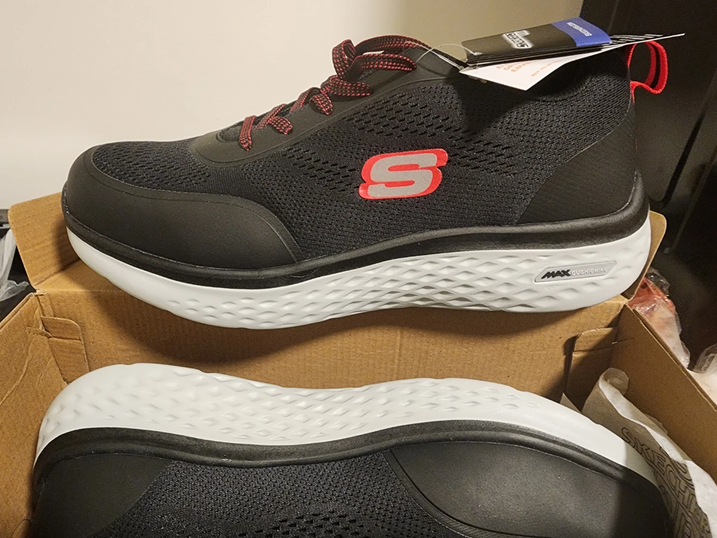 Skechers Work Men's Max Cushioning Elite Steel toe work Shoes - photo 3