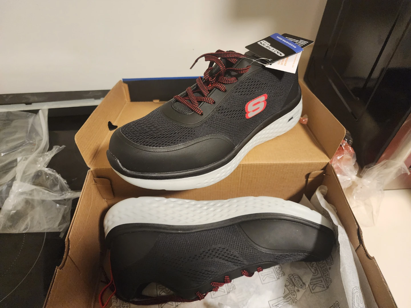 Skechers Work Men's Max Cushioning Elite Steel toe work Shoes - photo 4