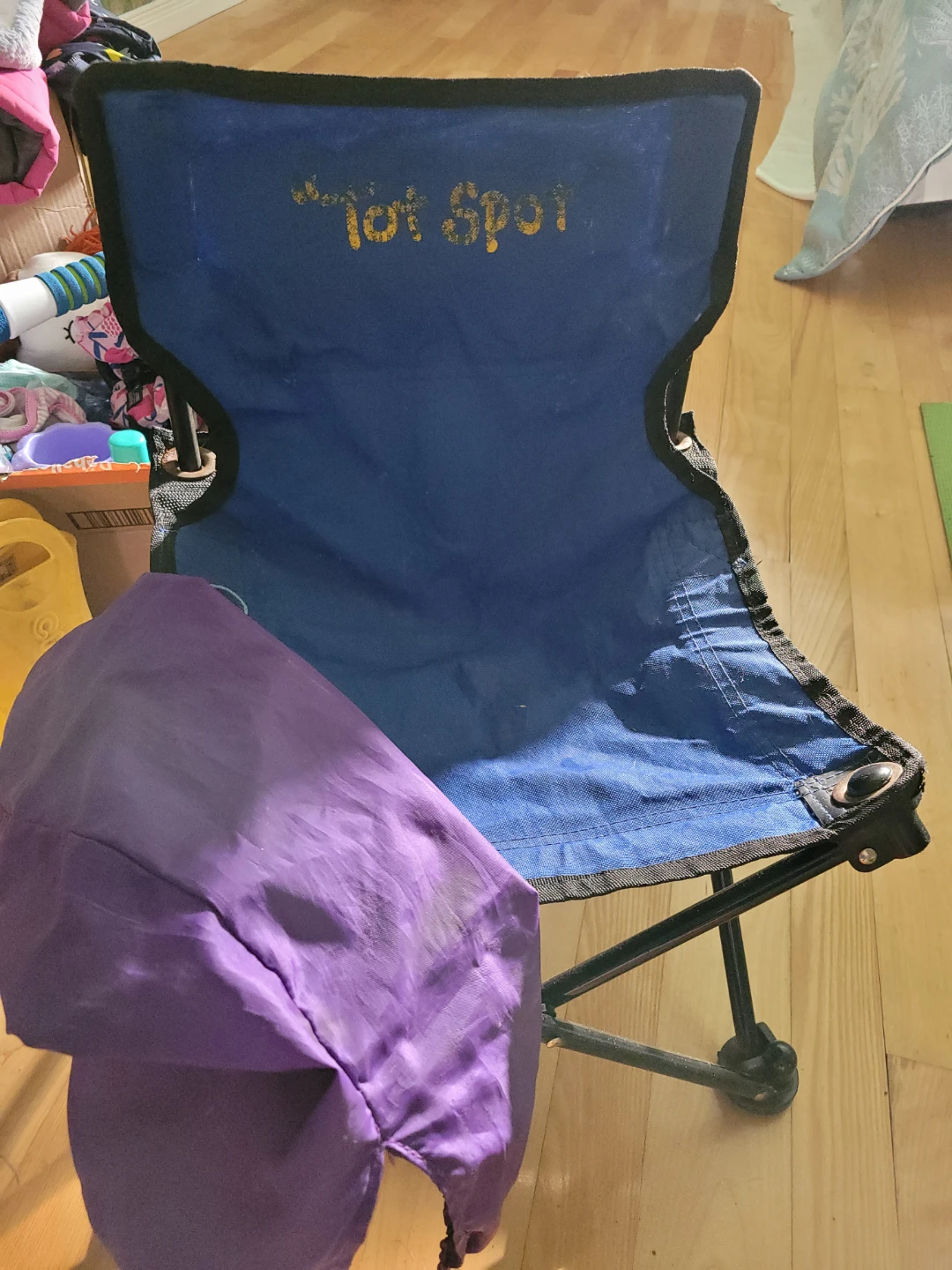 Tot Spot Blue Kids Camping Chair