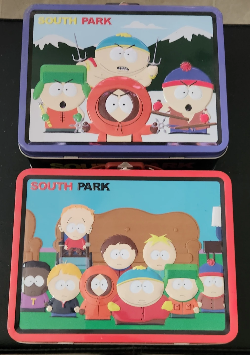 South Park Collectible Metal Lunch Box Set of 2