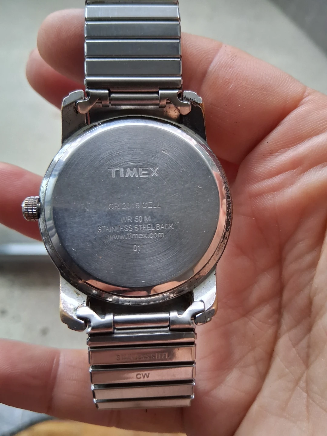 Timex Indiglo WR50M Stainless Steel Watch - photo 2