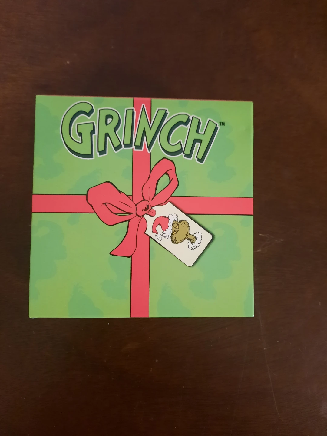 The Grinch Gift Box mcdonalds toy