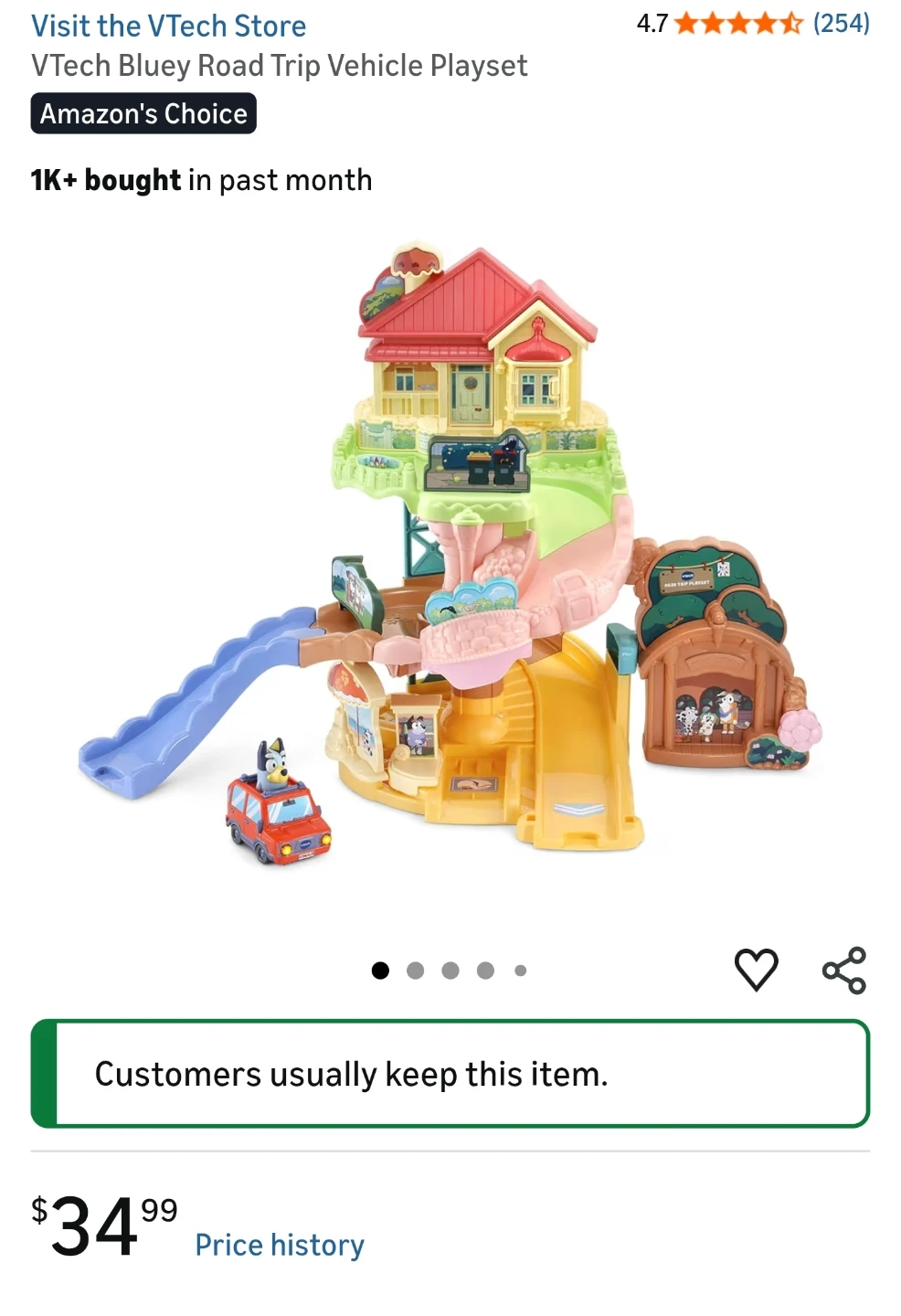 VTech Bluey Road Trip Playset