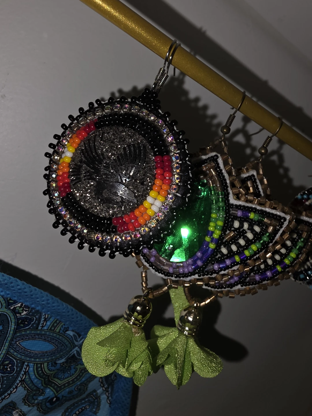 Handmade Beaded Earrings - 4 pairs - photo 2