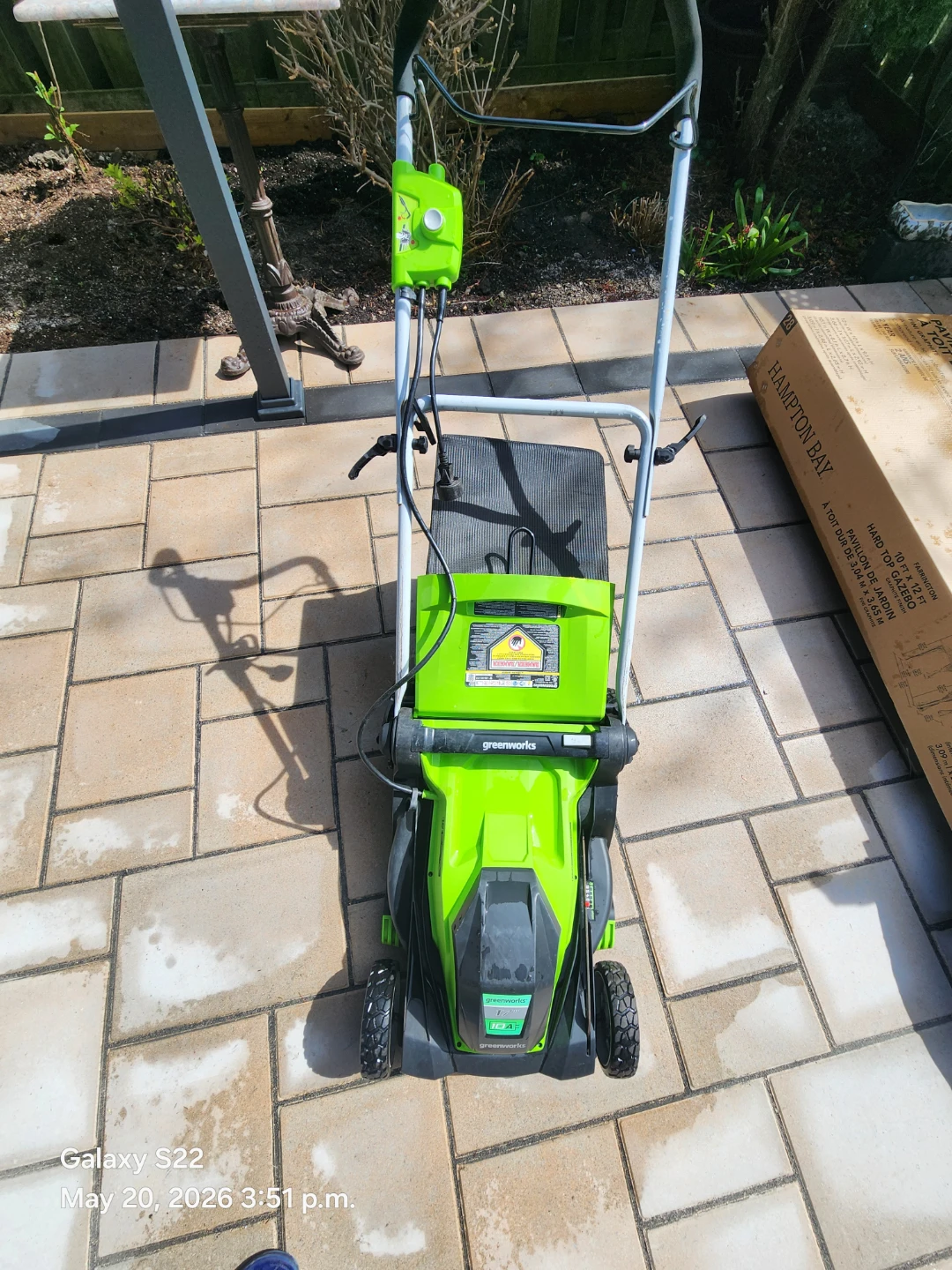 Greenworks 17" Electric Lawn Mower - photo 2