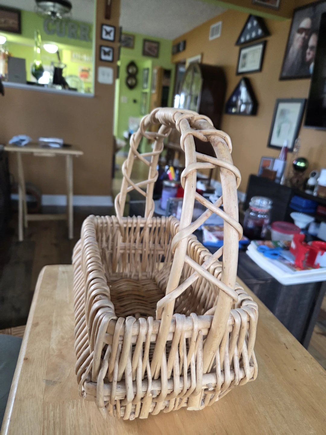 Wicker Basket with Handle - photo 3
