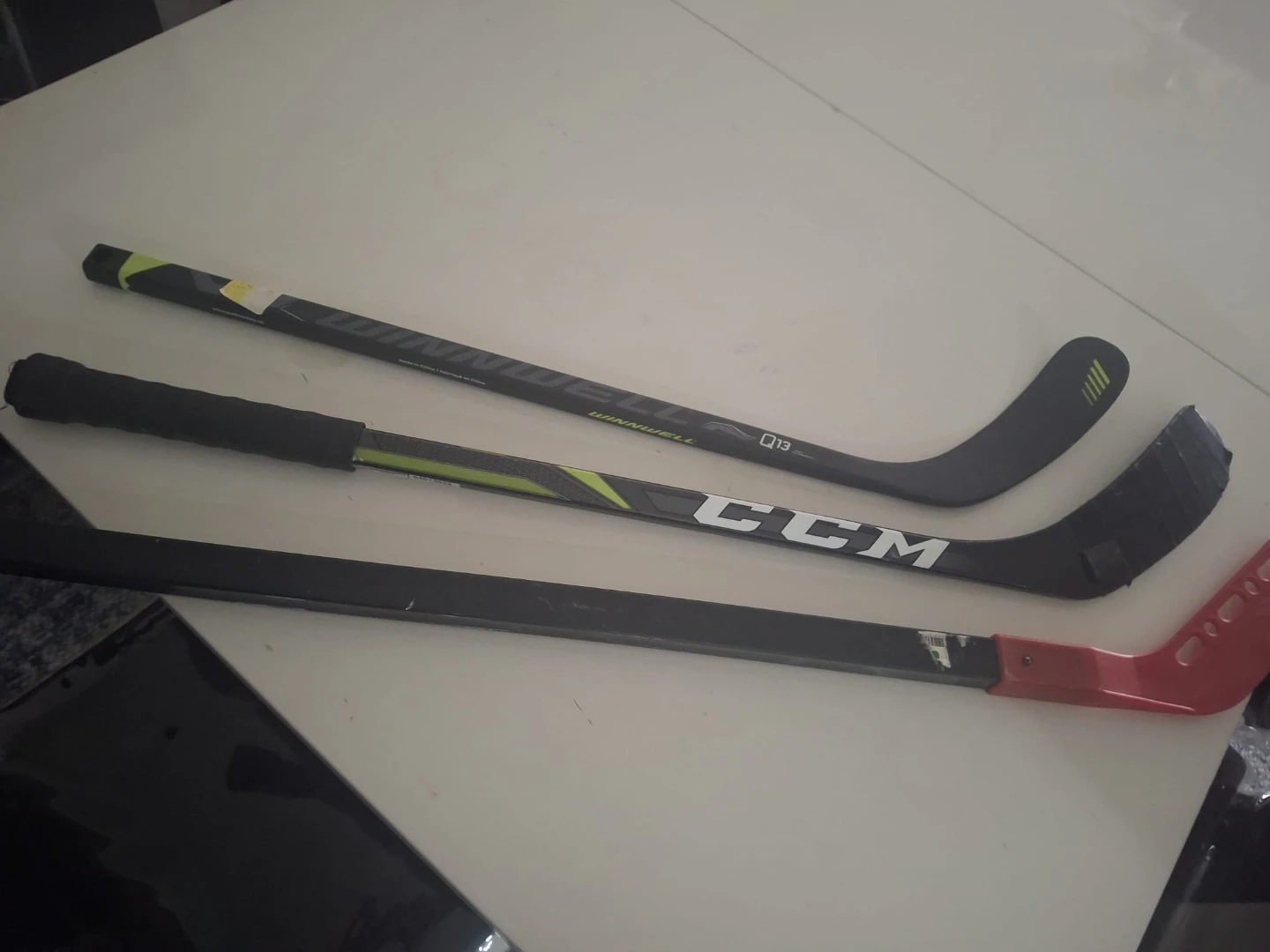 3 Hockey Sticks - CCM, Winnwell, & Unbranded - photo 2