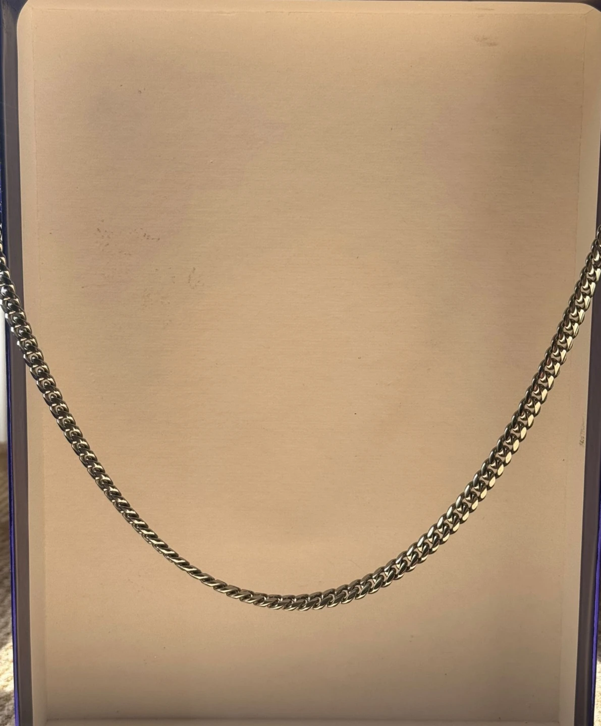 Unisex stainless Steel Curb Chain Necklace