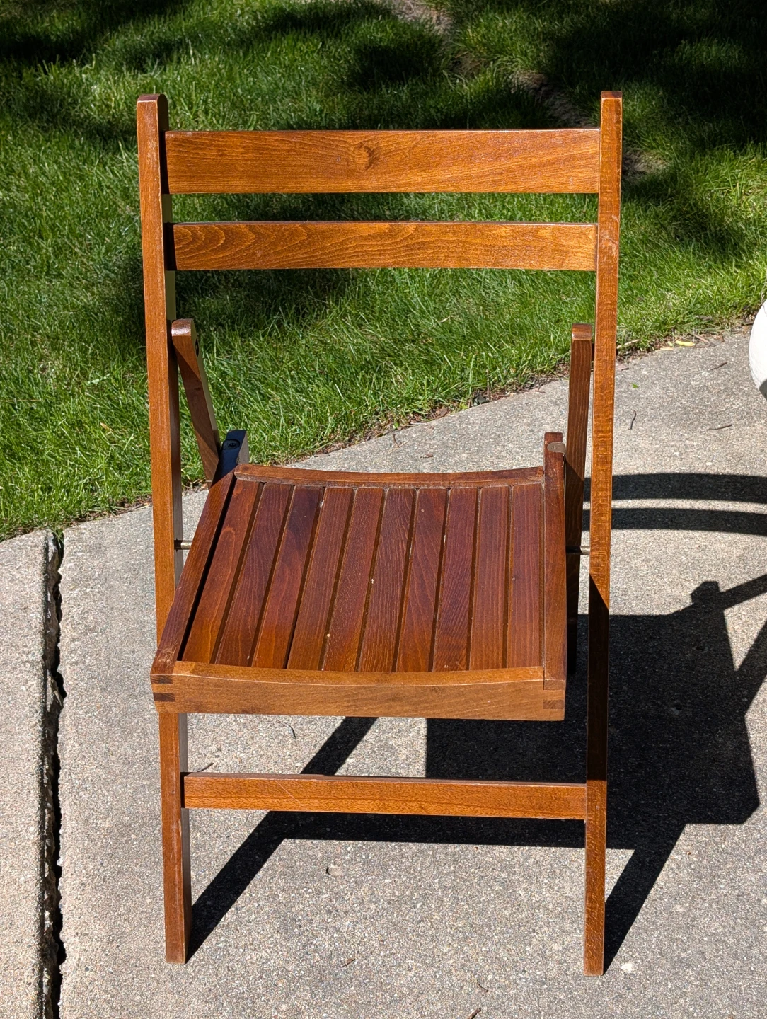 Vintage Wooden Folding Chair - 60's - photo 2