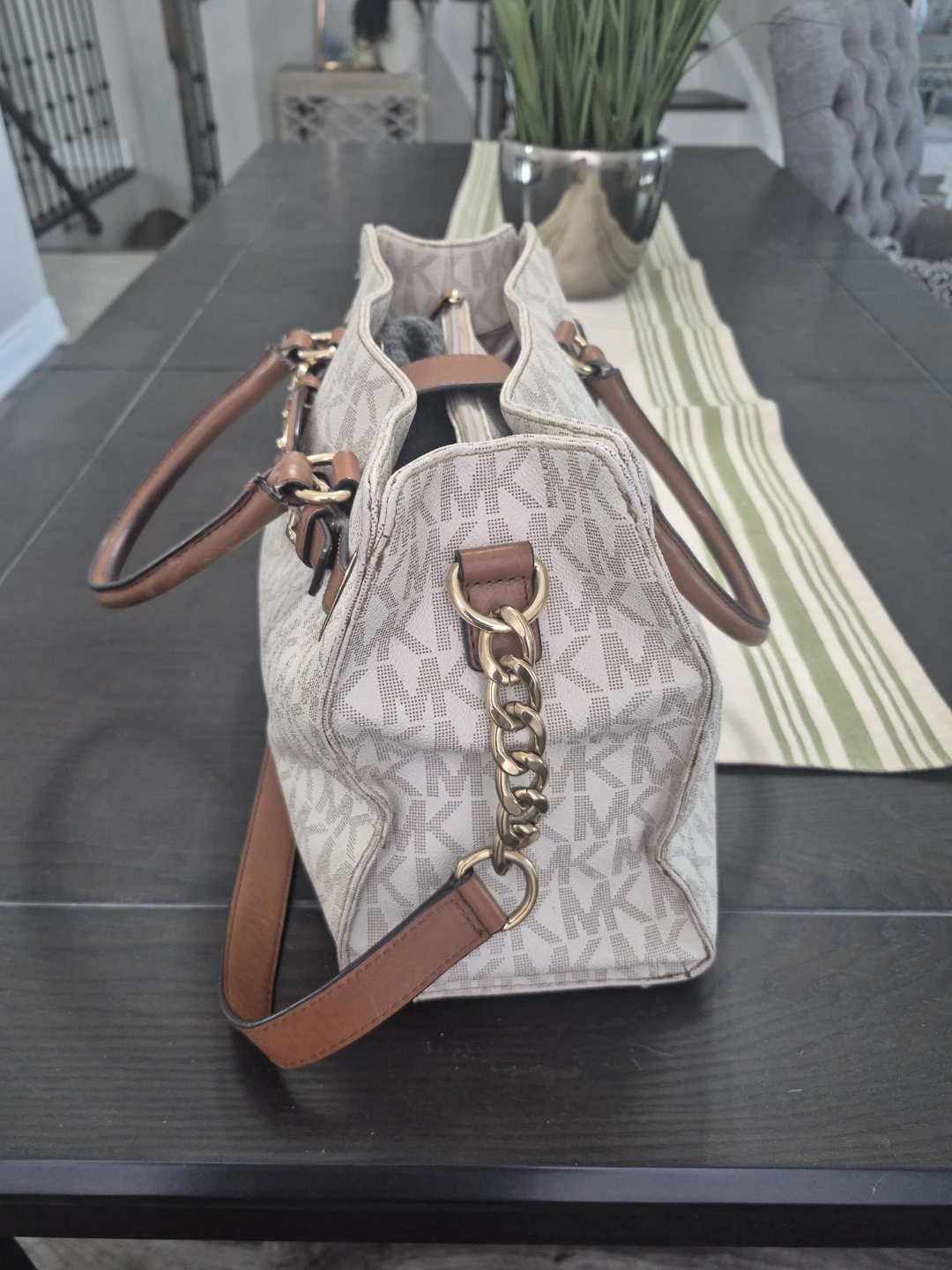 Michael Kors Monogram Satchel Bag - photo 3
