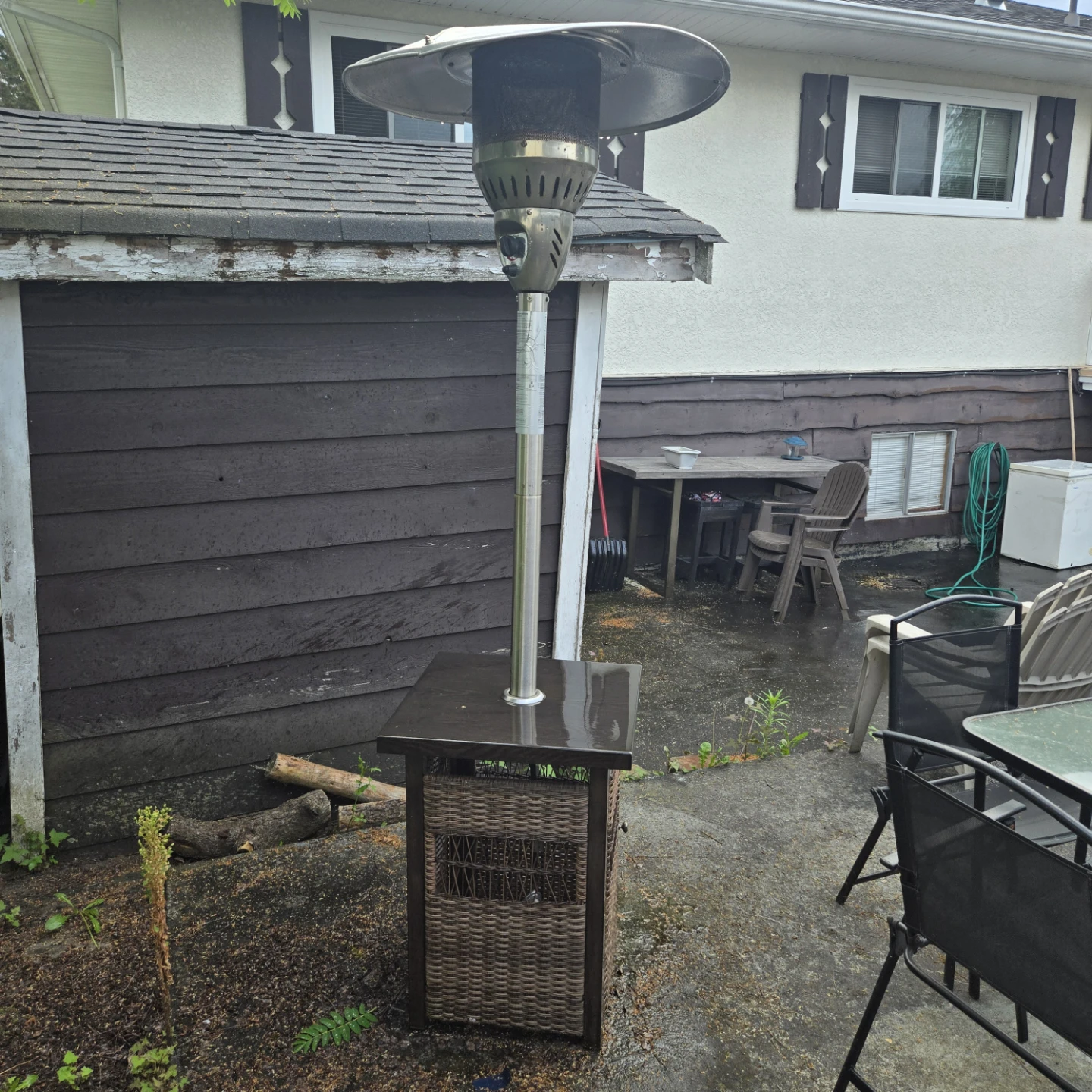 Patio Heater with Wicker Base - photo 4