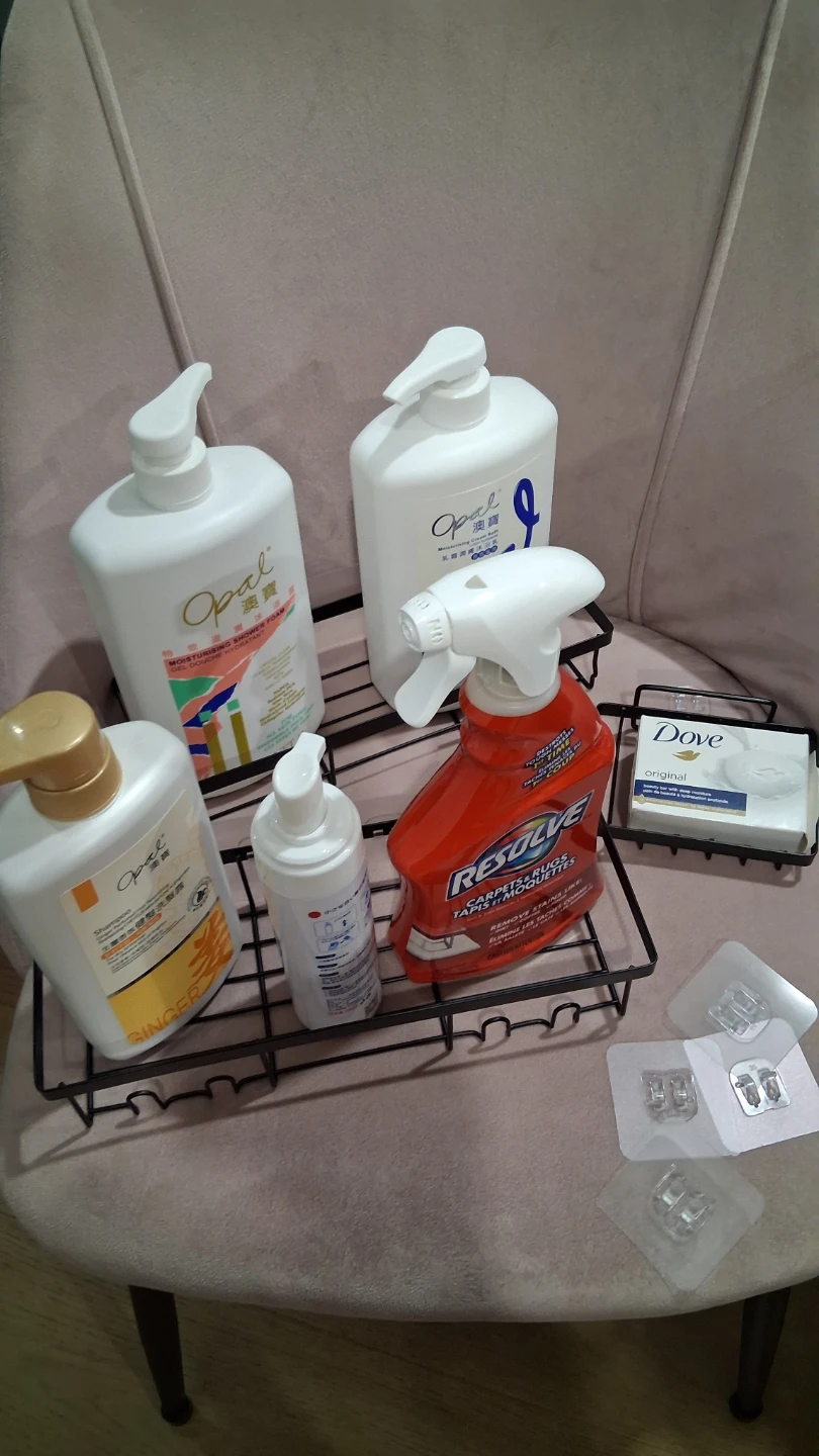 Shower Shelf Bathroom Caddy Rack Organizer Kitchen Storage