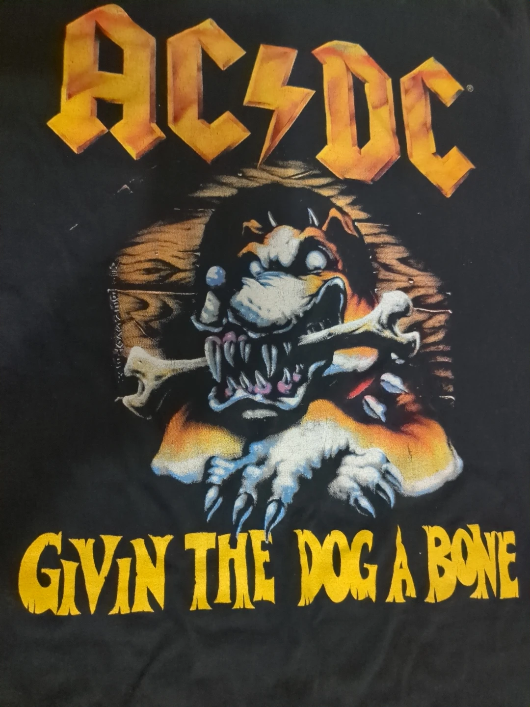 Vintage 90's AC/DC T-SHIRT - Men's Medium - photo 4